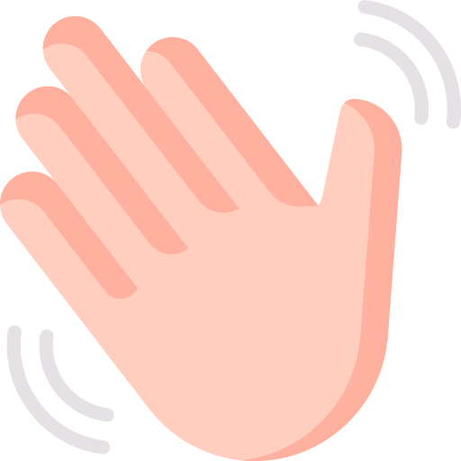 Waving hand